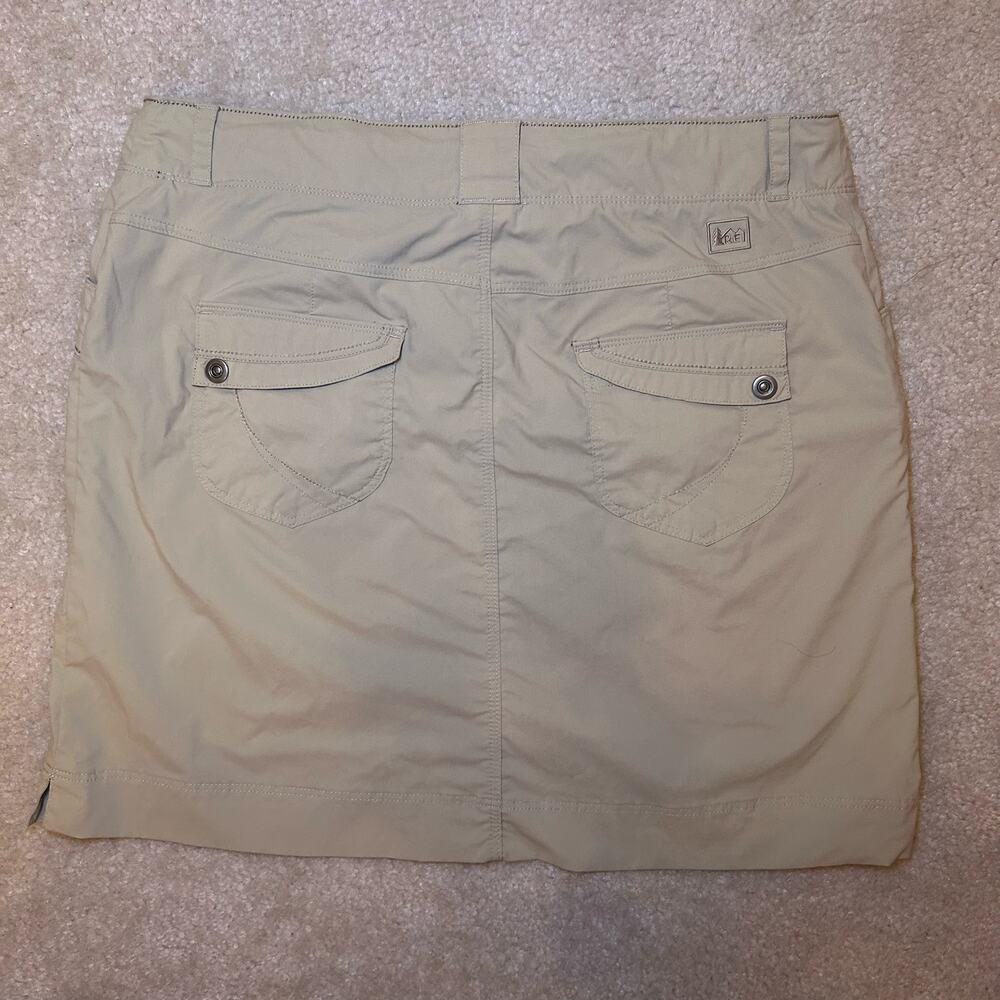 REI Hiking Skirt Size 10 Pockets Nylon/Spandex 18 Inches - Picture 6 of 9
